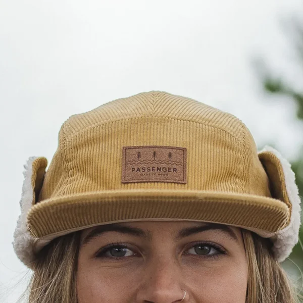 Outlet Passenger Cord Daytime Sherpa Lined Hat Sandy Brown