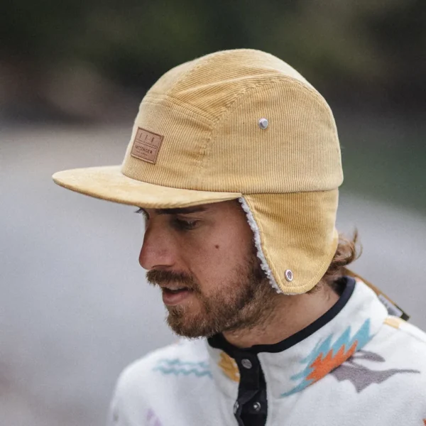 Outlet Passenger Cord Daytime Sherpa Lined Hat Sandy Brown