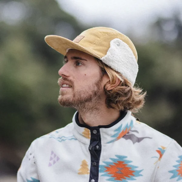 Outlet Passenger Cord Daytime Sherpa Lined Hat Sandy Brown