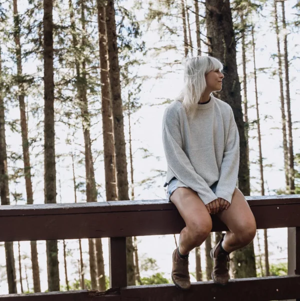 Sale Passenger Cove Knitted Jumper Off White