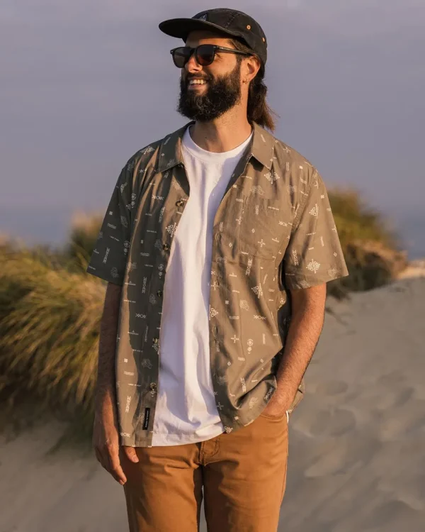 Best Passenger Cove Organic Cotton Short Sleeve Shirt Olive Made To Roam