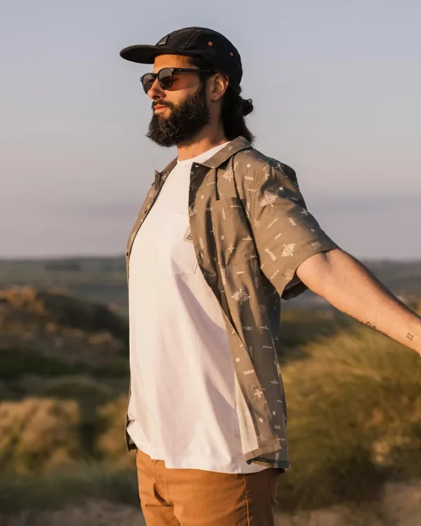 Best Passenger Cove Organic Cotton Short Sleeve Shirt Olive Made To Roam