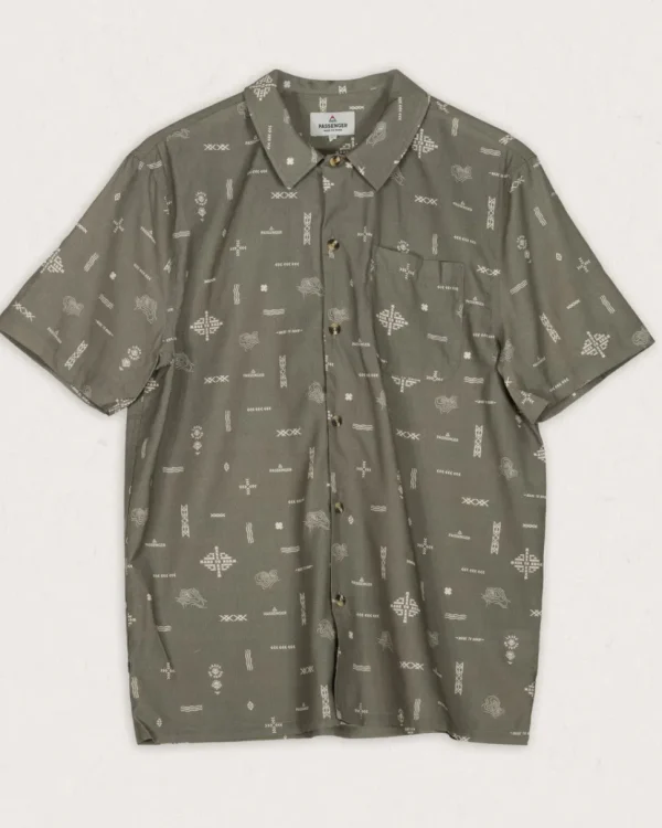 Best Passenger Cove Organic Cotton Short Sleeve Shirt Olive Made To Roam