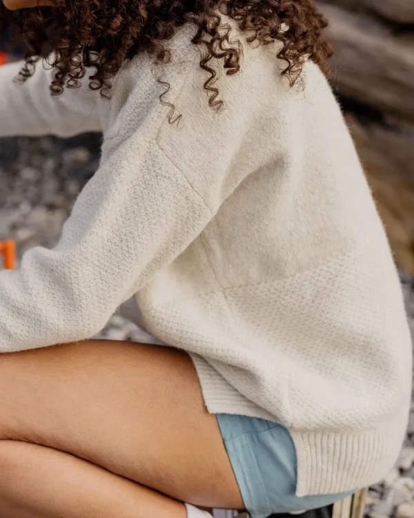 Flash Sale Passenger Cove Recycled Knitted Jumper Off White