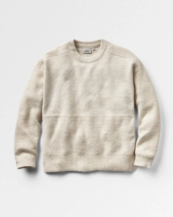 Flash Sale Passenger Cove Recycled Knitted Jumper Off White