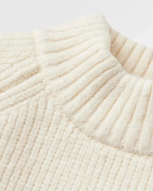 Shop Passenger Cozy Cable Recycled Knitted Jumper Off White