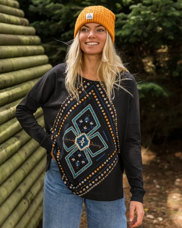 Shop Passenger Craft Organic Cotton LS T-Shirt Black