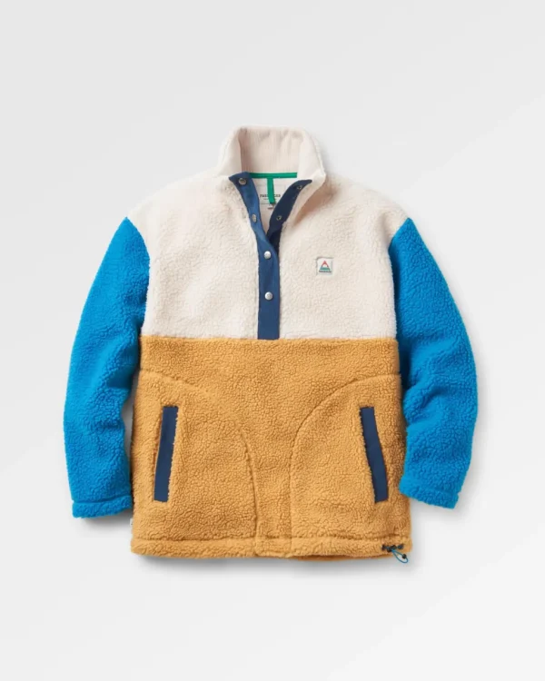 Cheap Passenger Create Recycled Deep-Pile Sherpa Fleece Mustard Gold