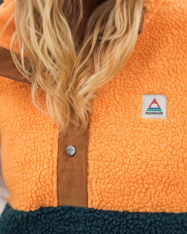 Hot Passenger Create Recycled Deep-Pile Sherpa Fleece Mediterranean