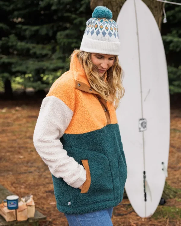 Hot Passenger Create Recycled Deep-Pile Sherpa Fleece Mediterranean