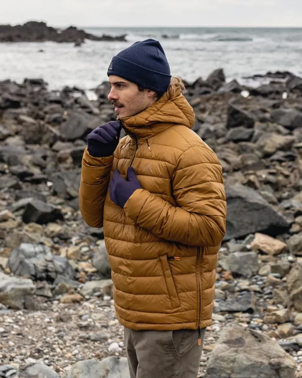 Best Sale Passenger Crest Recycled Insulated Jacket Golden Brown