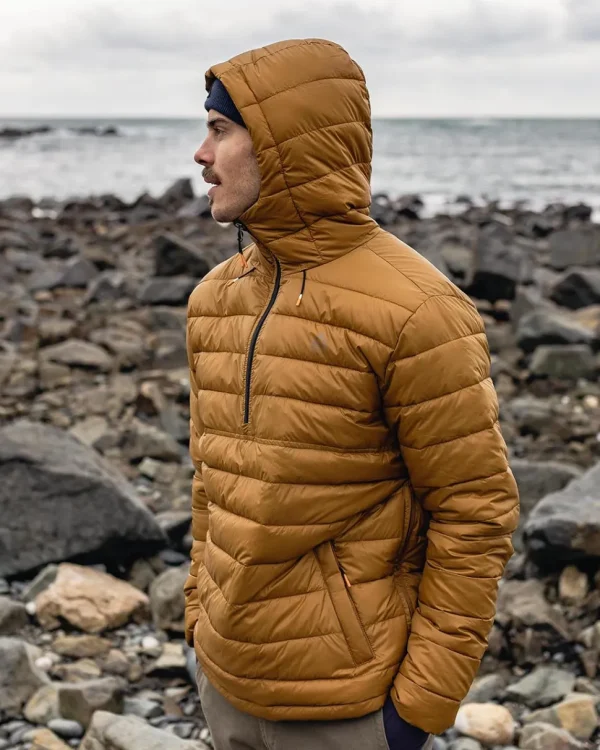 Best Sale Passenger Crest Recycled Insulated Jacket Golden Brown