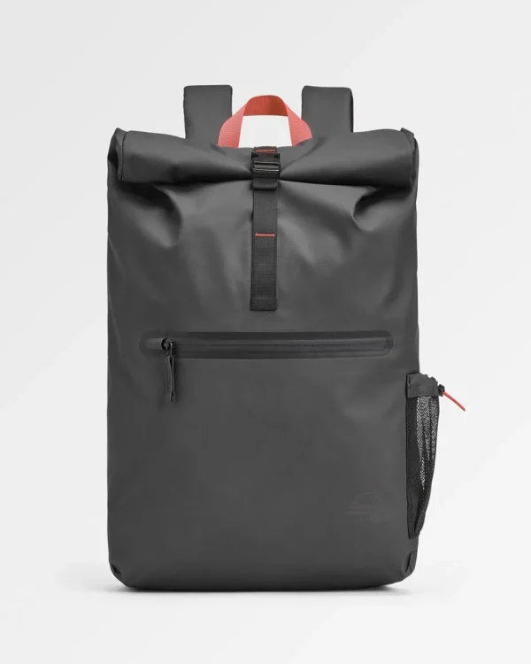Clearance Floris van Bommel Crossing Roll Top Backpack Charcoal/ Black