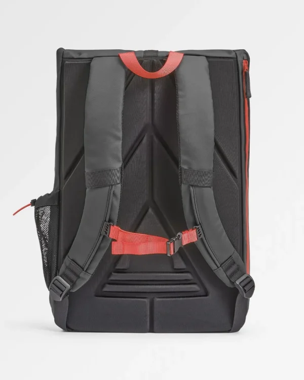 Clearance Floris van Bommel Crossing Roll Top Backpack Charcoal/ Black