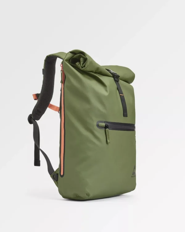 Clearance Passenger Crossing Roll Top Backpack True Black/ Khaki