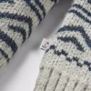 Cheap Passenger Cutback Fairisle Knitted Jumper Grey Marl