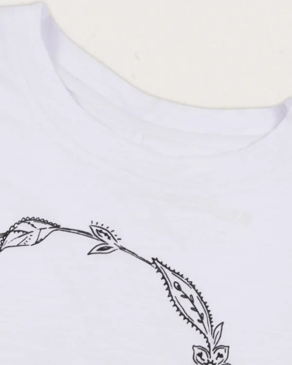 Flash Sale Passenger Daisy Chain Recycled Cotton LS T-Shirt White