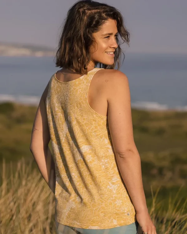 Flash Sale Passenger Dawny Recycled Cotton Tank Top Honey Floral