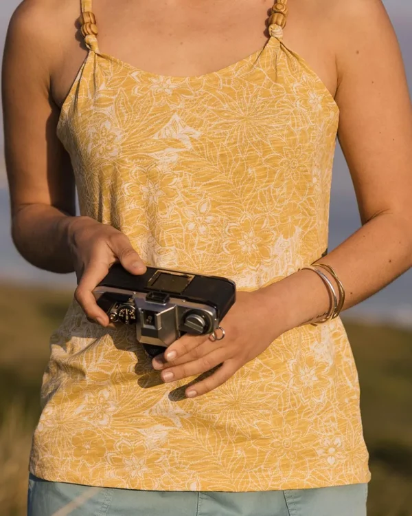 Flash Sale Passenger Dawny Recycled Cotton Tank Top Honey Floral