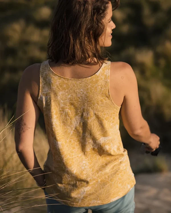 Flash Sale Passenger Dawny Recycled Cotton Tank Top Honey Floral