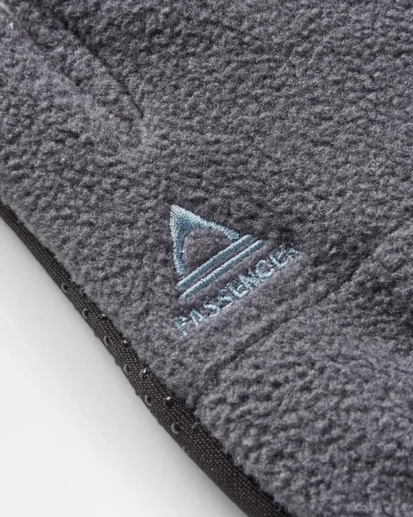 New Floris van Bommel Daytrip Recycled Polar Fleece Touch Screen Gloves Charcoal