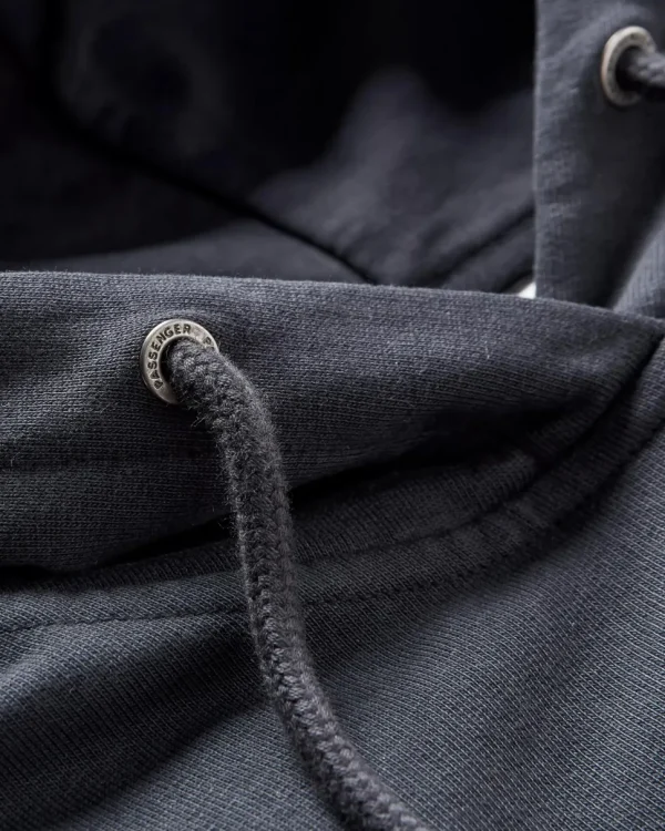 Shop Passenger Decade Recycled Cotton Hoodie Black