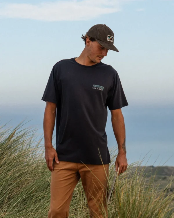 Clearance Floris van Bommel Decade Recycled Cotton T-Shirt Black