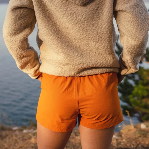 New Passenger Del Sur Hemp All Purpose Shorts Sunrise Orange