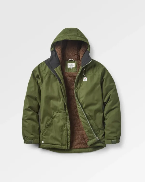 Store Passenger Discover Recycled Sherpa Lined Jacket Fir Tree