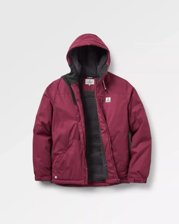 Best Sale Passenger Discover Recycled Sherpa Lined Jacket Wine