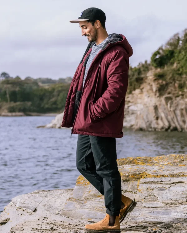 Best Sale Passenger Discover Recycled Sherpa Lined Jacket Wine