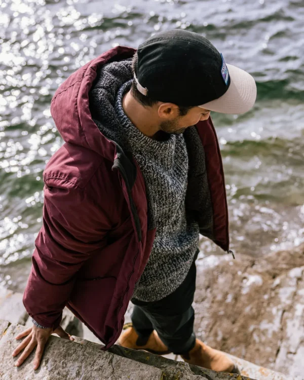 Best Sale Passenger Discover Recycled Sherpa Lined Jacket Wine