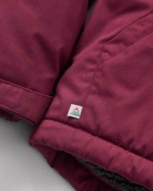 Best Sale Passenger Discover Recycled Sherpa Lined Jacket Wine