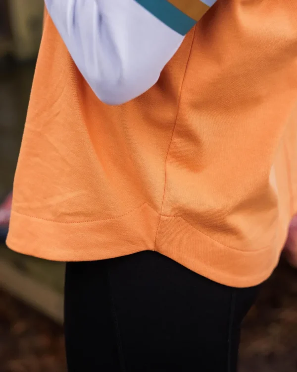 Fashion Passenger Dream Organic Cotton Oversized LS T-Shirt Apricot