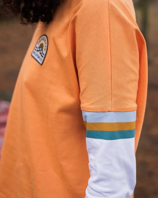 Fashion Passenger Dream Organic Cotton Oversized LS T-Shirt Apricot