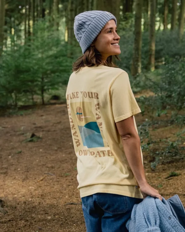 Best Passenger Dreamer Oversized Recycled Cotton T-Shirt Golden Haze