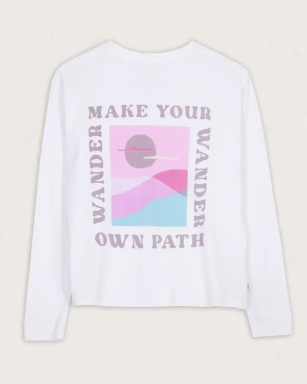 Sale Passenger Dreamer Recycled Cotton Ls T-Shirt White