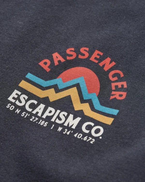 New Passenger Dumont Organic Relaxed Fit T-Shirt Black