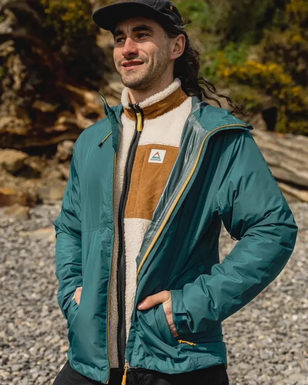 Shop Passenger Echo Recycled Water Resistant Jacket Mediterranean