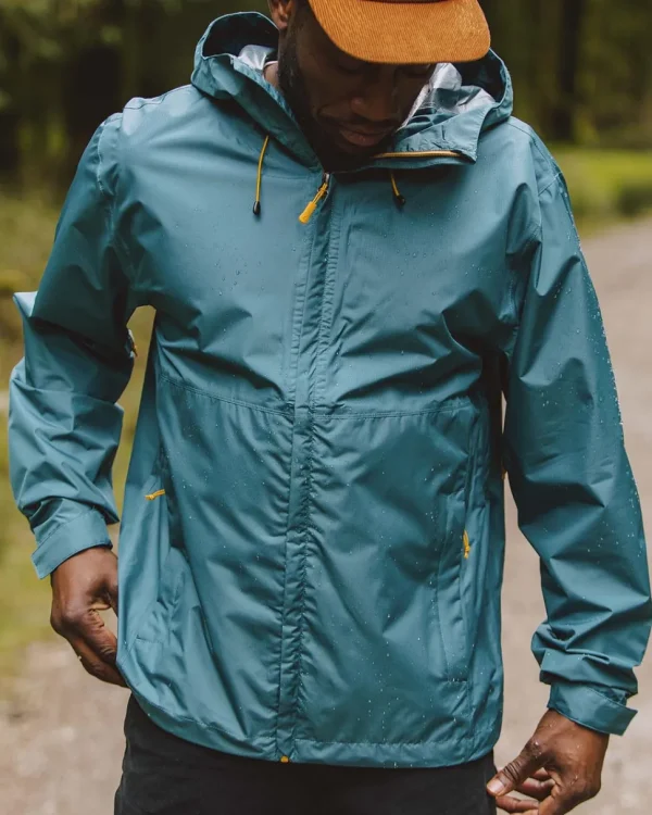 Shop Passenger Echo Recycled Water Resistant Jacket Mediterranean