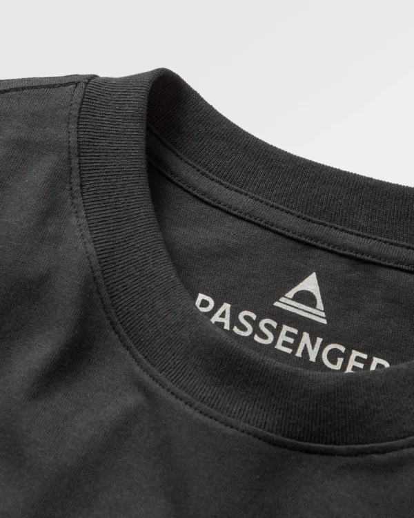 New Passenger Elbio Recycled Relaxed Fit T-Shirt Black