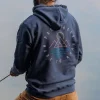 Hot Passenger Escapism Recycled Cotton Hoodie Dark Denim