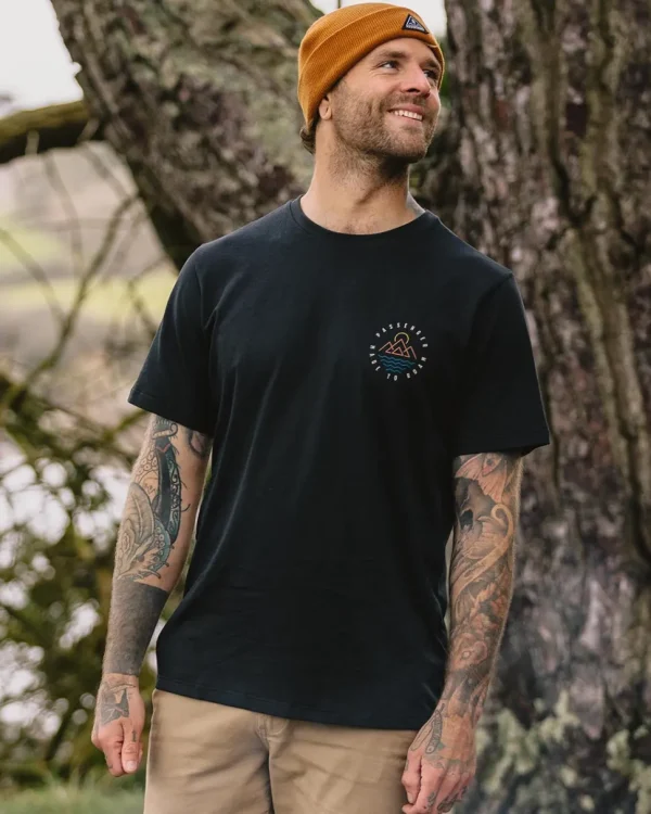 New Passenger Escapism Recycled Cotton T-Shirt Black