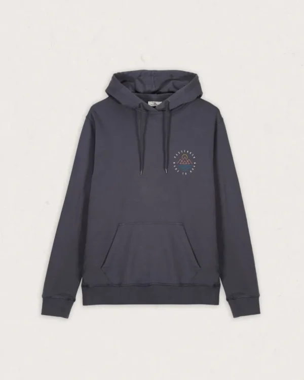 Online Passenger Escapism Recycled Cotton Hoodie Faded Black