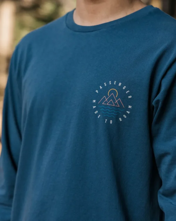 Cheap Passenger Escapism Recycled LS T-Shirt Dark Denim