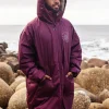 Discount Floris van Bommel Escapism Recycled Sherpa Lined Changing Robe Windsor Wine