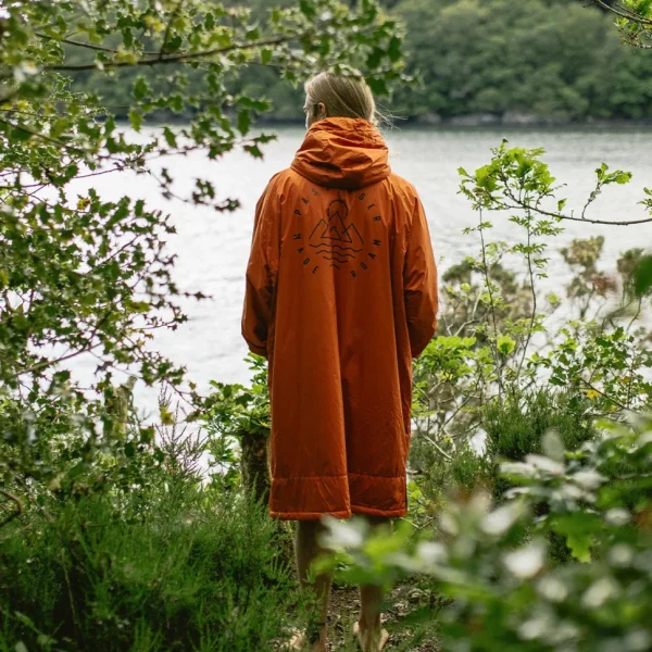 Flash Sale Floris van Bommel Escapism Recycled Sherpa Lined Changing Robe Rust