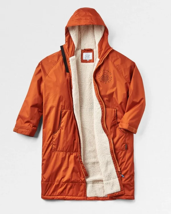 Flash Sale Floris van Bommel Escapism Recycled Sherpa Lined Changing Robe Rust