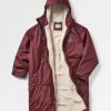 Discount Floris van Bommel Escapism Recycled Sherpa Lined Changing Robe Windsor Wine