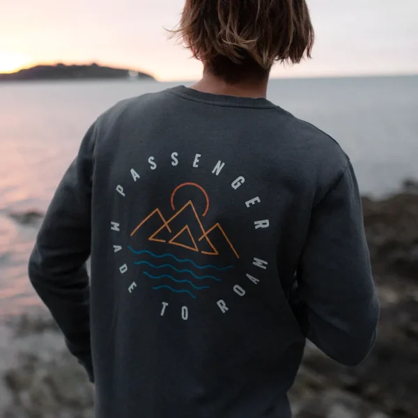 Best Sale Passenger Escapism Recycled Sweatshirt Faded Black